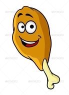 Cartoon Chicken Wings N6