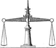 vintage Balance Beam scale, Clip Art