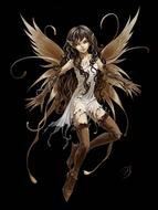 Dark Fairy as a graphic illustration