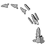 Space Shuttle Clip Art N29