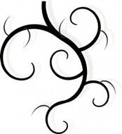 Heart Swirl Clip Art N19