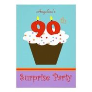 90th Birthday Party Invitations