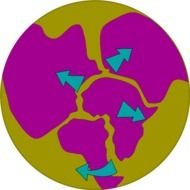 Earth With Continent Clip Art