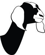 Goat Head Outline N3