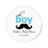 Mustache Boy Baby Shower