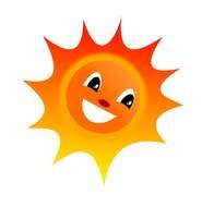 Happy Face Sun Clip Art N6