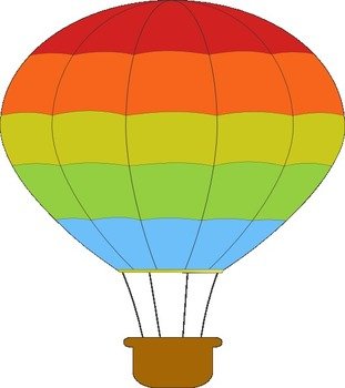 Hot Air Balloon Clip Art N116