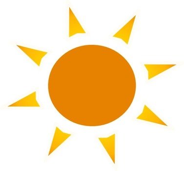 Sun Clip Art N254