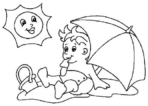Summer Coloring Pages For Kids