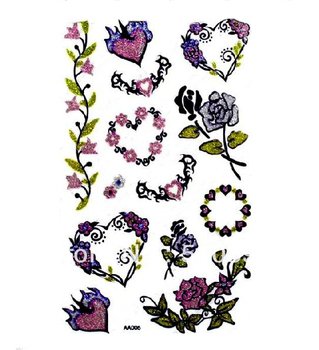 Glitter Hearts And Roses