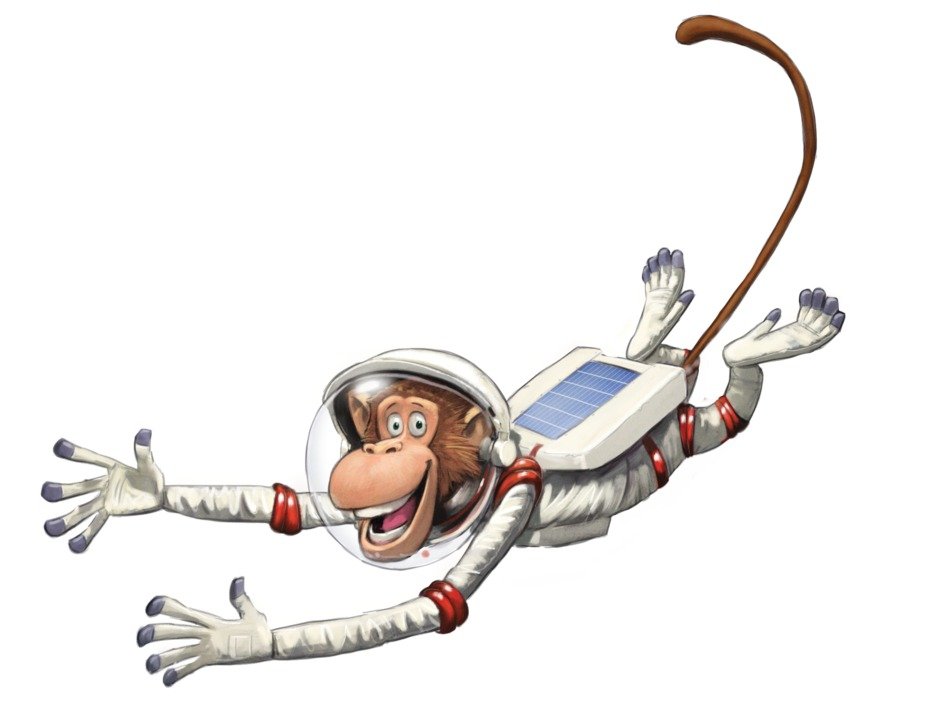 Blast Off Clip Art drawing