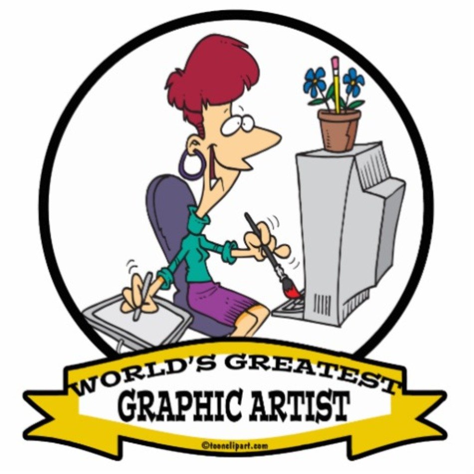 Cartoon Women Artist