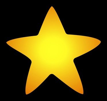 Gold Star Clip Art N86