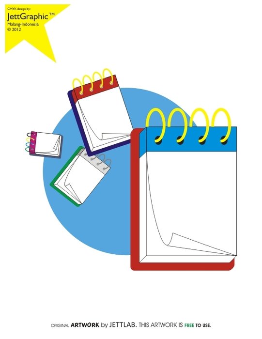 Notepad Clip Art N8