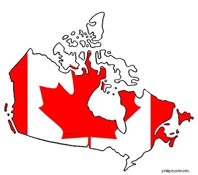 Canada Map Clip Art N6