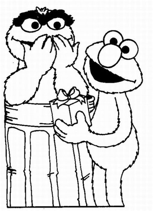 Elmo Coloring Pages N3