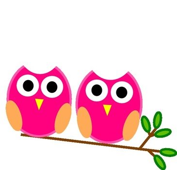 Owl On Branch Clip Art N22