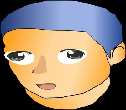 Innocent Face Clip Art N6