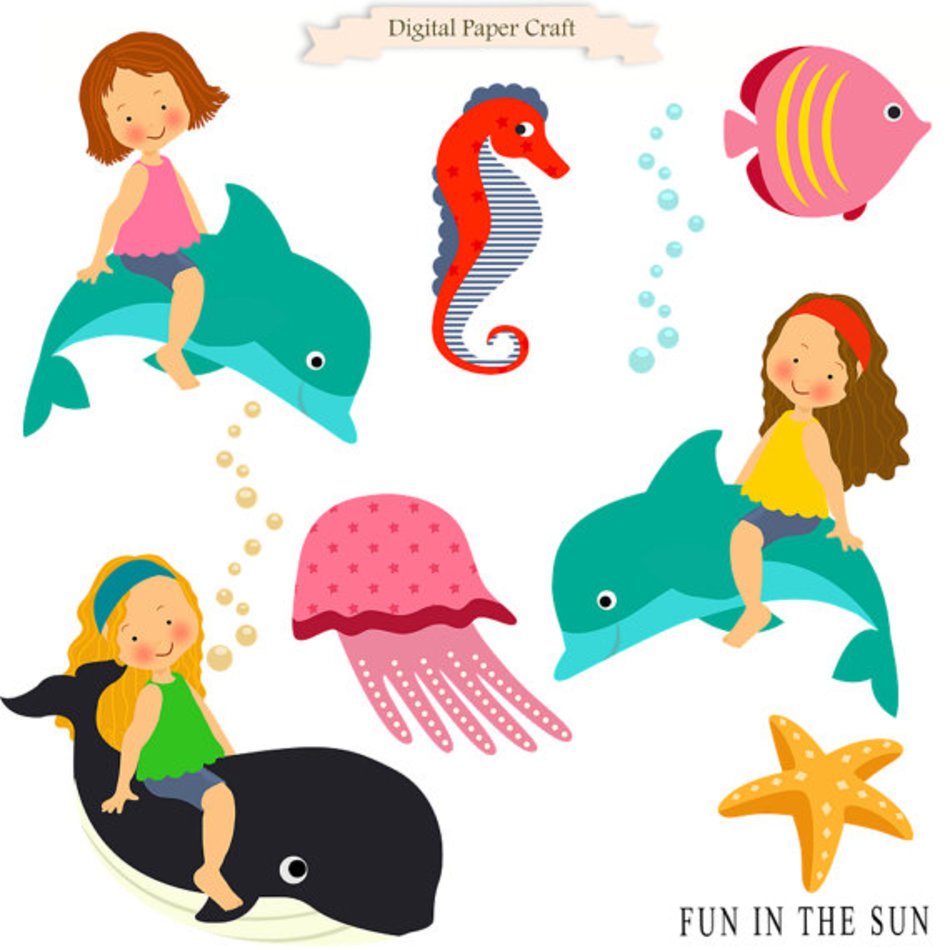 Fun On The Sun Clip Art