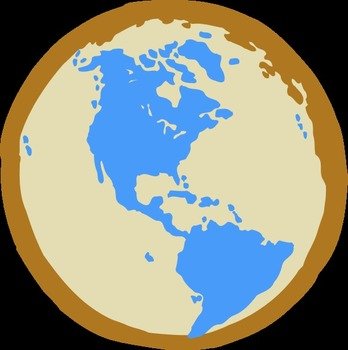 World Globe Vector Clip Art N4