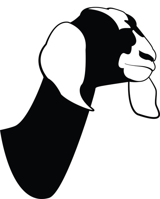 Goat Head Outline N3