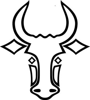 Bull Head Clip Art N18