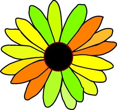Flower Vector Clip Art N12