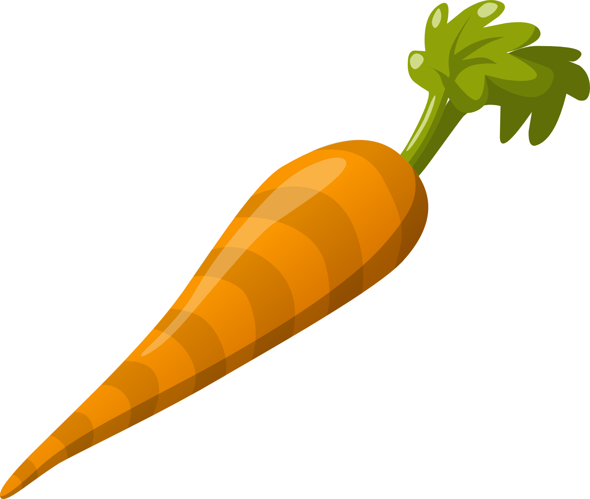 Fresh Orange Carrot Clipart Free Image