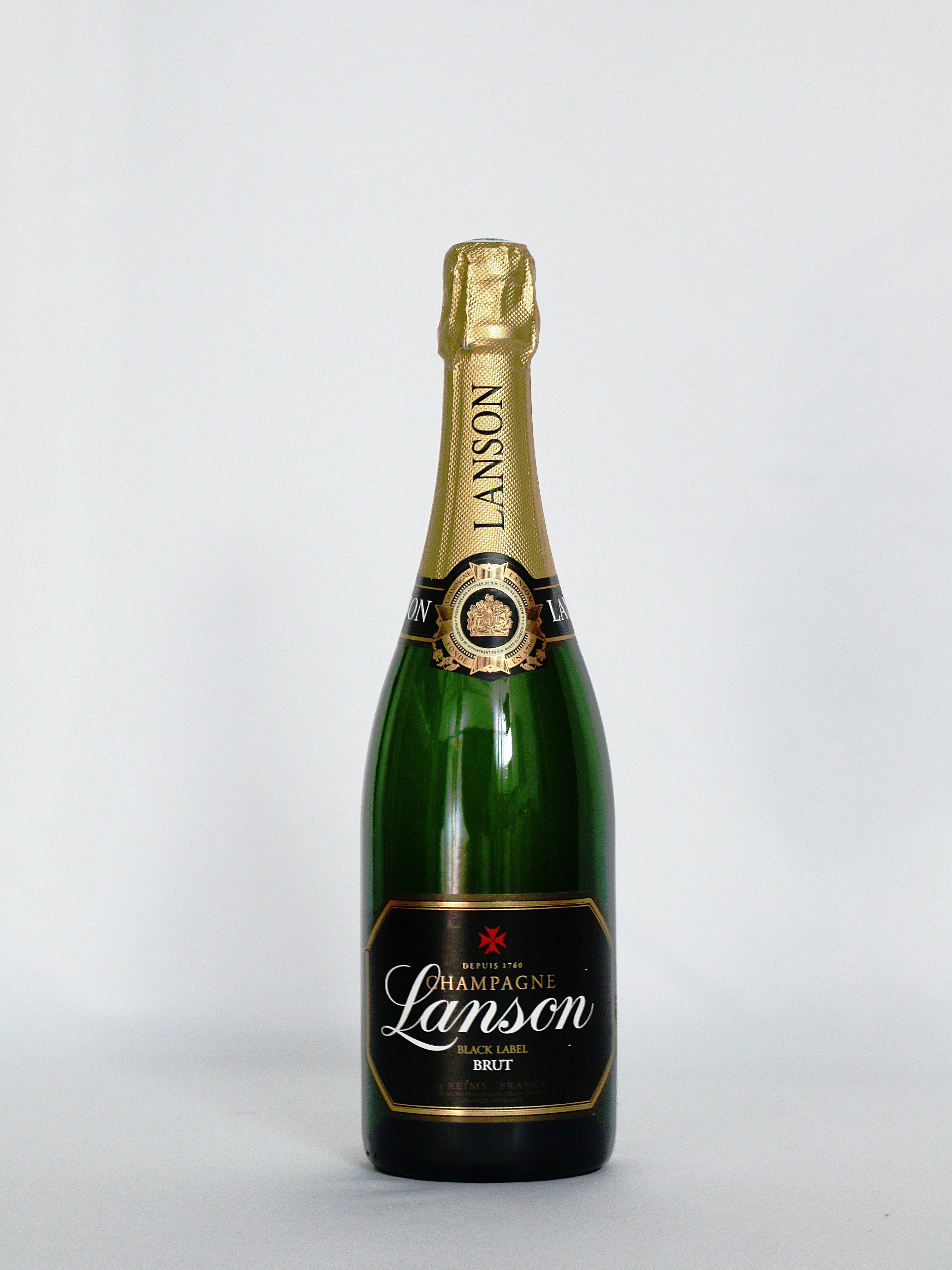 Lanson champagne bottle free image