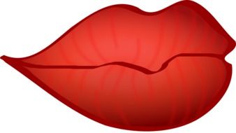 lips sensual kiss drawing