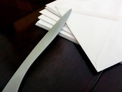 letters in envelope