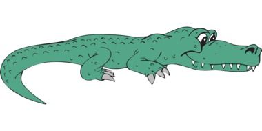 alligator as a graphic image