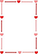 Picture of valentine card border