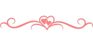 drawing a heart with a pink pattern