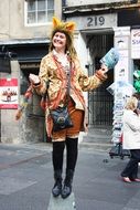 girl in costume at the festival