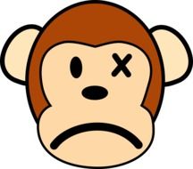 monkey mad angry drawing