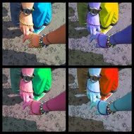 hands love togetherness happy
