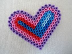 Colorful heart for mother's day