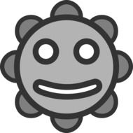 scary emoticon icon