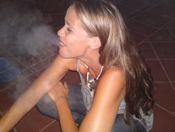 Girl smoking