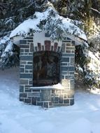 small chapel, valbella, switzerland