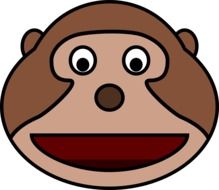 funny monkeyâs face as a graphic image