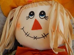 cute face toy scarecrow