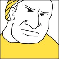 angry blonde man drawing