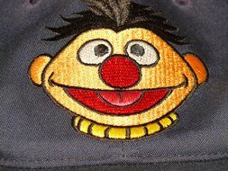 cartoon character on a fabric