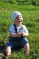 beautiful laugh child