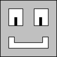 square robot head