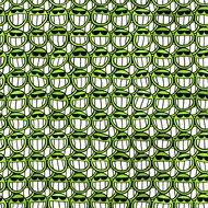 A lot of green smiling emoticons with the glasses