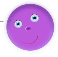 face smiley purple drawing