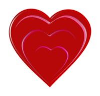 Love heart clipart